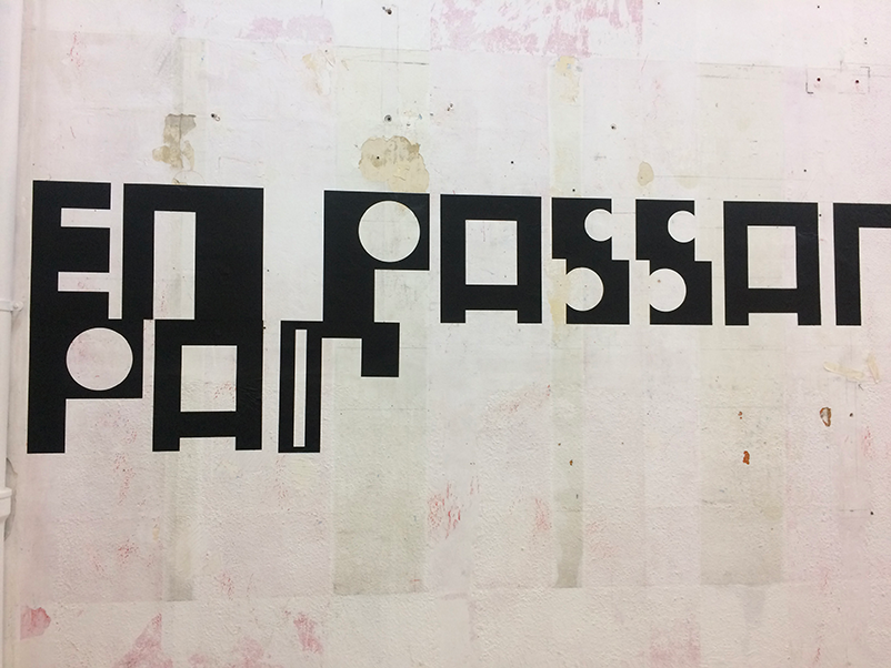 AND - Création et réalisation Signalétique exposition- Frédérick Gautier